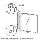 Prime-LineFront Closet Door Roller with 1/4 in. Offset and 7/8 in. Nylon Wheel,(2-pack) (N 6500)