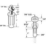 Prime-LineBi-Fold Door Top Pivot and Guide Wheel (2-pack) (N 7266)