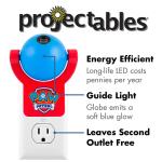 Projectables0.5-Watt Plug In Light Sensing Integrated Paw Patrol Projectable LED Night Light (30604)