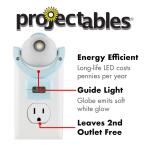 Projectables0.5-Watt Frozen 2 6-Image Plug In Light Sensing integrated LED Night Light (45028-T1)