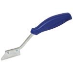 QEP Handheld Grout Saw with Contoured Handle and 2 Blades to Strip, Remove, and Clean Grout (10057)