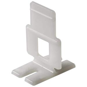 QEPLASH White 1/16 in. Clip, Part A of Two-Part Tile Leveling System 1,000-Pack (99740)