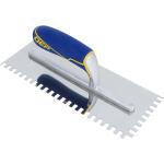 QEP1/4 in. x 3/8 in. x 1/4 in. Comfort Grip Stainless Steel Square-Notch Flooring Trowel (49916-12)