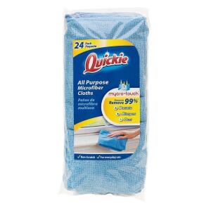 Quickie 24-Pack 14 in. x 14 in. Microfiber Cloth Towels (49024RM)