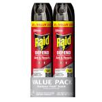 Raid 20 oz. Defend Ant and Roach Killer, Indoor Insecticide with Residual Killing Power, Outdoor Fresh Scent, 2-Pack (SCJ327310)