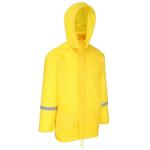 Premium Men's Large Yellow Waterproof 170T Polyester 3-Piece Rain Suit (44339/LLRCC9)