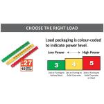 Ramset0.27 Steel & Concrete Strip/Single-Use Load/Booster Caliber Green Strip Loads (100-Pack) (00652)