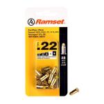 Ramset0.22 Caliber Yellow Steel & Concrete Strip/Single-Use Shot Powder Load/Booster (25-Pack) (50077)