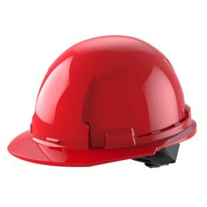 MilwaukeeBOLT Red Type 1 Class E Front Brim Non-Vented Hard Hat with 4 Point Ratcheting Suspension (48-73-1108)