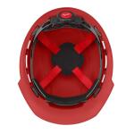 MilwaukeeBOLT Red Type 1 Class E Front Brim Non-Vented Hard Hat with 4 Point Ratcheting Suspension (48-73-1108)