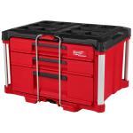 MilwaukeePACKOUT 22 in. Modular 3-Drawer Multi Drawer Tool Box with Metal Reinforced Corners and 50 lbs. Capacity (48-22-8447)