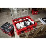 Milwaukee 20 in. Deep Small Parts PACKOUT Organizer with Quick Adjust Dividers and 6 Compartments