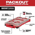 MilwaukeePACKOUT 5-Compartment Low-Profile Small Parts Compact Organizer