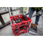 Milwaukee 20 in. Deep Small Parts PACKOUT Organizer with Quick Adjust Dividers and 6 Compartments