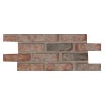 MSIRed Noble 10.5 in. x 28 in. Textured Clay Brick Look Mesh-Mounted Mosaic Tile (8.7 sq. ft./Case) (CLABI-NORED2X7)