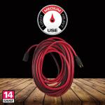 Husky50 ft. 14/3 Medium Duty Indoor/Outdoor Extension Cord, Red/Black (63050HY)