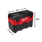 Milwaukee M18 18-Volt 2 Gal. Lithium-Ion Cordless Wet/Dry Vacuum (Vacuum-Only) (0880-20)