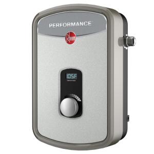 Rheem Performance 13 kW 2.54 GPM 240-Volt Self-Modulating Electric Tankless Water Heater (RETEX-13)