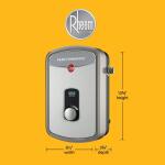 Rheem Performance 13 kW 2.54 GPM 240-Volt Self-Modulating Electric Tankless Water Heater (RETEX-13)