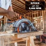 RIDGID 18V Brushless Cordless 7 1/4 Inch Circular Saw (Tool Only)