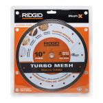 RIDGID 10 in. Mesh Continuous Rim Diamond Blade (HD-CM10P)