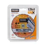 RIDGID Metal Segmented Rim Cutting Diamond saw blade for metal cutting 4.5 in.