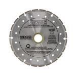 RIDGID Metal Segmented Rim Cutting Diamond saw blade for metal cutting 4.5 in.