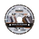 RIDGID4.5 in. Segmented Rim Multi-Flooring Diamond Blade (HD-VBFL45)