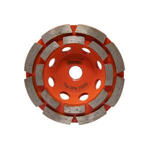 RIDGID 4 in. Diamond Double Row Cup Wheel (HD-TAW7024P1)