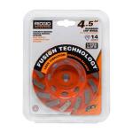 RIDGID Turbo Cup Wheel 4.5 in.