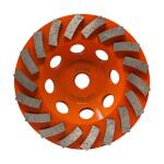 RIDGID5 in. 18-Segment Turbo Cup Grinding Wheel Power Tool Accessory (HD-TAW5018P1)