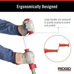 RIDGID K-3 Ultra Flexible Toilet Auger with Unclogging 3 ft. Snake and Integrated Bulb Head, Plumbing Toilet Snake for Drain (59787)