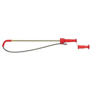 RIDGID K-3 Ultra Flexible Toilet Auger with Unclogging 3 ft. Snake and Integrated Bulb Head, Plumbing Toilet Snake for Drain (59787)