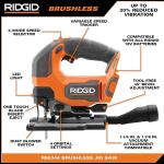 RIDGID 18V Brushless Cordless Jig Saw (Tool Only)