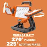 RIDGID18V Cordless Hybrid LED Panel Light (Tool Only) (R8698B)