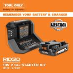 RIDGID18V Cordless Hybrid LED Panel Light (Tool Only) (R8698B)