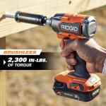 RIDGID 18V Brushless Cordless 2-Tool Combo Kit with Hammer Drill, Impact Driver, (2) Batteries, Charger, and Bag (R9208)