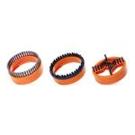 RIDGID2-1/2 in. NXT Max Rotating Dusting Brush Shoe Kit with Rubber, Soft, Inner Bristles for RIDGID NXT Wet Dry Vacuums (SK0100)