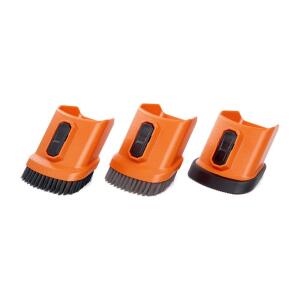 (SK0300)RIDGID2-1/2 in. NXT Max Car Nozzle Shoe Kit Attachments with Hard, Soft and Rubber Bristles for RIDGID NXT Wet Dry Vacuums 