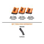 (SK0300)RIDGID2-1/2 in. NXT Max Car Nozzle Shoe Kit Attachments with Hard, Soft and Rubber Bristles for RIDGID NXT Wet Dry Vacuums 