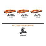 RIDGID2-1/2 in. NXT Max Utility Nozzle Shoe Kit Attachments with Hard, Soft and Rubber Bristles for RIDGID NXT Wet Dry Vacuums (SK0900)