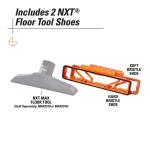 RIDGID 2-1/2 in. NXT Max Floor Tool Shoe Kit Shop Vac Attachments with Hard and Soft Bristles for RIDGID NXT Wet Dry Vacuums (SK1500)