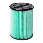 RIDGID HEPA Material Pleated Paper Wet Dry Vacuum Shop Vac Filter Replacement for Most 5-16 Gallon RIDGID Shop Vacs -1 Pack (VF6000)