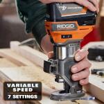 RIDGID 18V R860444 Brushless Cordless Compact Router (Tool Only) (R860444B)