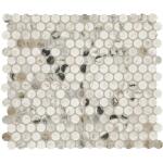 DaltileStone Decor Accents River Rock 11 in. x 13 in. Matte Ceramic Penny Round Mosaic Tile (1.06 sq. ft./Each) (SD50PNYRDHDMT)