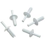 Glasliner(50-Pack) 3/4 in. White Nylon Rivets