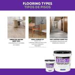 ROBERTS2310 1 Gal. (4 qt.) Resilient Flooring Adhesive for Fiberglass Sheet Goods and Luxury Vinyl Tile (2310-1)