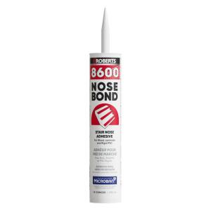 ROBERTSNOSEBOND Beige 10 oz. (0.3125 qt.) Wood, Laminate, and Rigid PVC Stair Nose Adhesive (8600-10C)