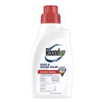 Roundup 32 fl. oz. Weed/Grass Killer 4 Concentrate, Ideal for Flower Beds, Walkways, and Yard Areas (5376212)