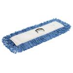 Rubbermaid Commercial Products 24 in. Blended Dust Flat Mop with Wood Handle (1887082)